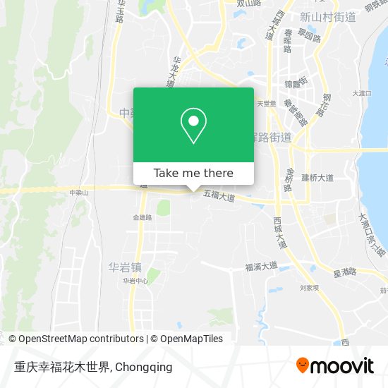 重庆幸福花木世界 map