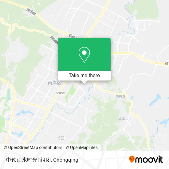 中铁山水时光F组团 map