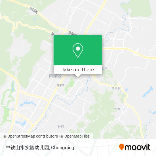中铁山水实验幼儿园 map