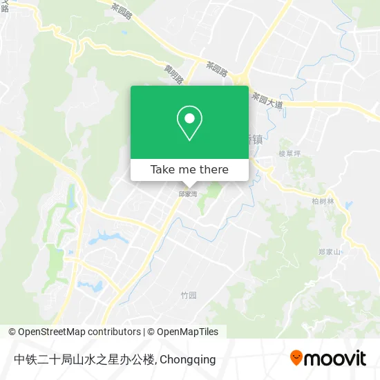 中铁二十局山水之星办公楼 map