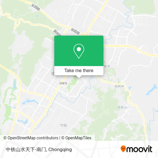 中铁山水天下-南门 map