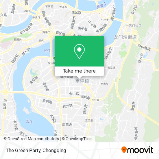 The Green Party map