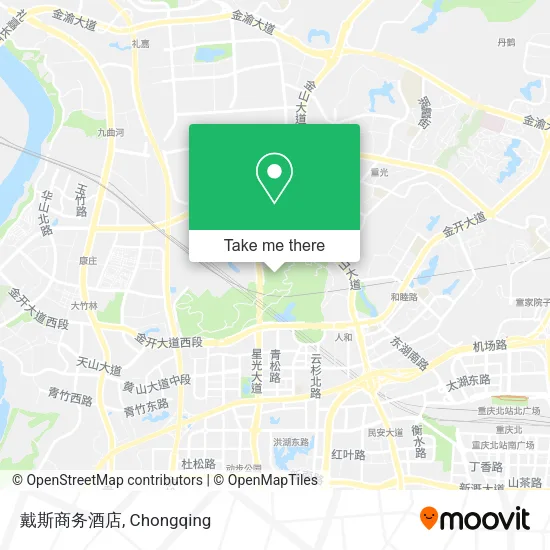 戴斯商务酒店 map
