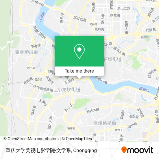 重庆大学美视电影学院-文学系 map