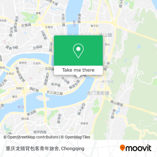 重庆龙猫背包客青年旅舍 map