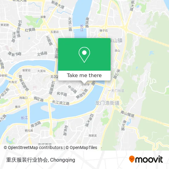 重庆服装行业协会 map