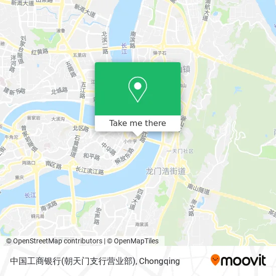 中国工商银行(朝天门支行营业部) map