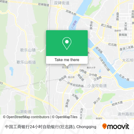 中国工商银行24小时自助银行(壮志路) map