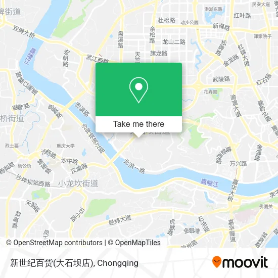 新世纪百货(大石坝店) map