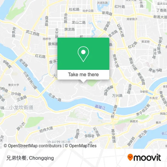 兄弟快餐 map
