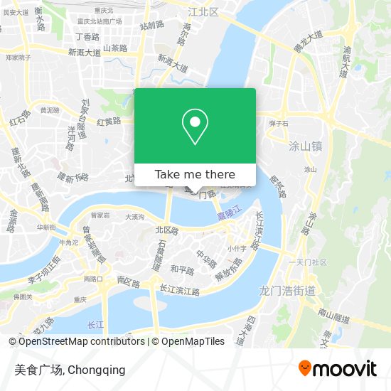 美食广场 map