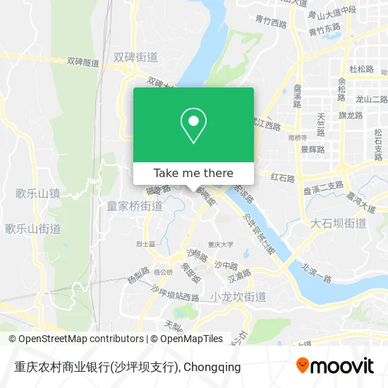 重庆农村商业银行(沙坪坝支行) map