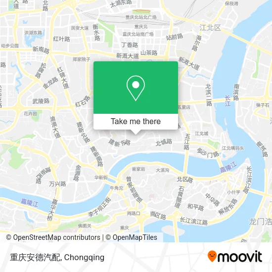 重庆安德汽配 map
