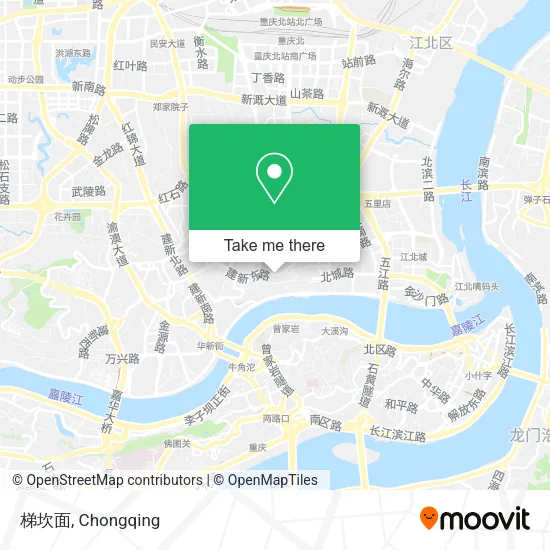 梯坎面 map