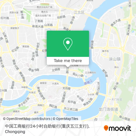 中国工商银行24小时自助银行(重庆五江支行) map