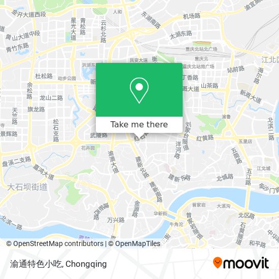 渝通特色小吃 map