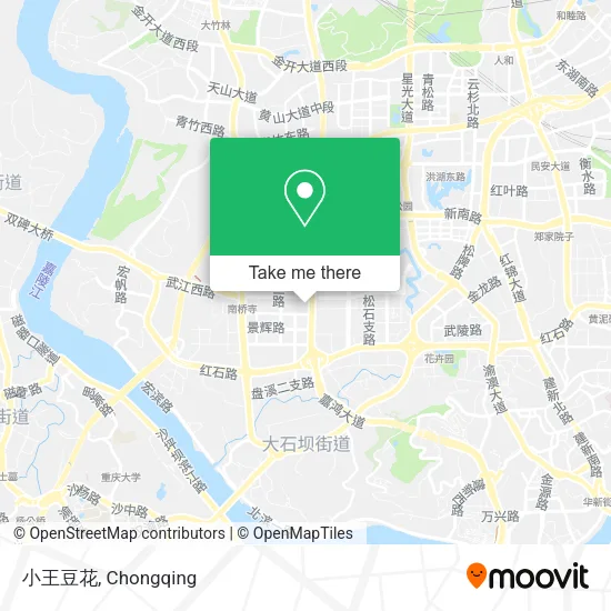 小王豆花 map
