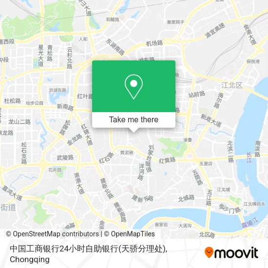 中国工商银行24小时自助银行(天骄分理处) map