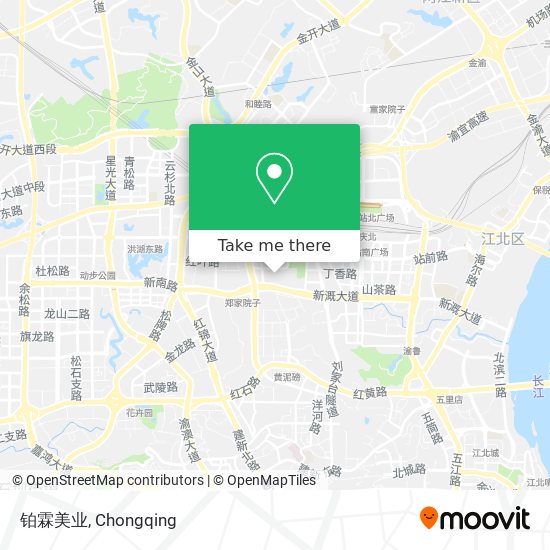 铂霖美业 map