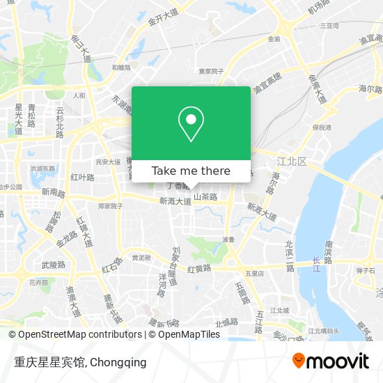 重庆星星宾馆 map