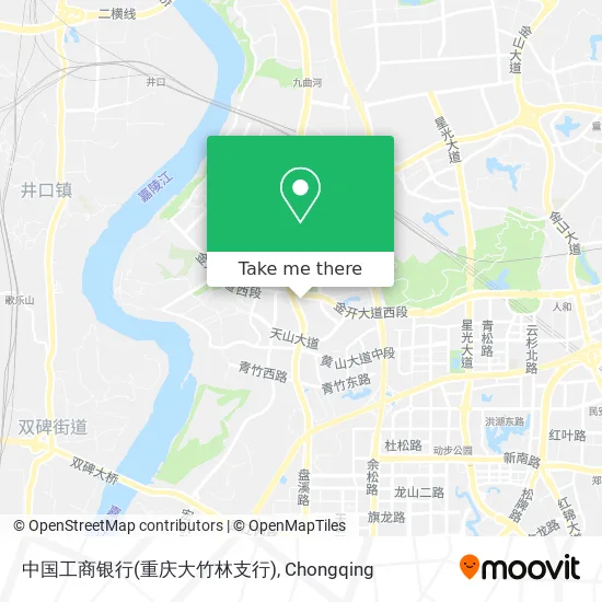 中国工商银行(重庆大竹林支行) map