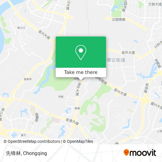 先锋林 map