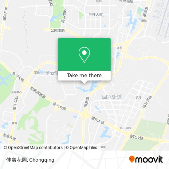 佳鑫花园 map