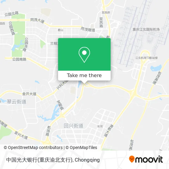 中国光大银行(重庆渝北支行) map