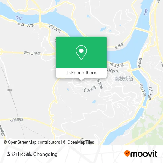 青龙山公墓 map