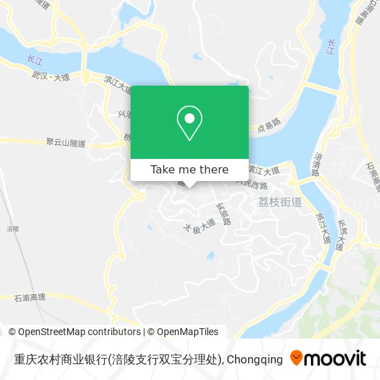 重庆农村商业银行(涪陵支行双宝分理处) map