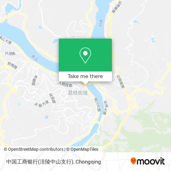中国工商银行(涪陵中山支行) map