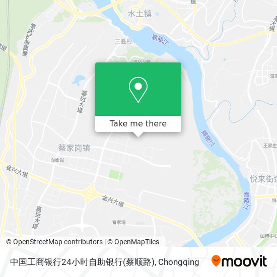 中国工商银行24小时自助银行(蔡顺路) map
