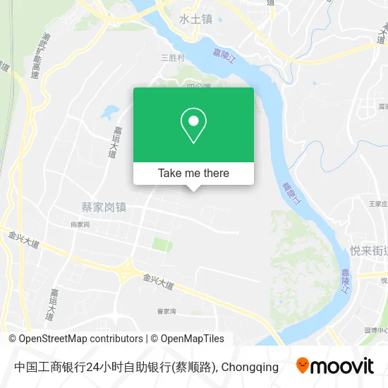 中国工商银行24小时自助银行(蔡顺路) map