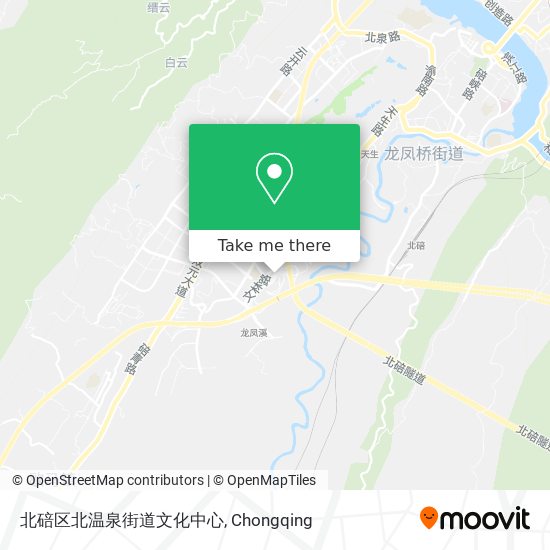 北碚区北温泉街道文化中心 map