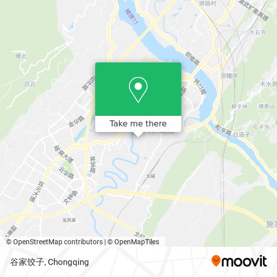 谷家饺子 map