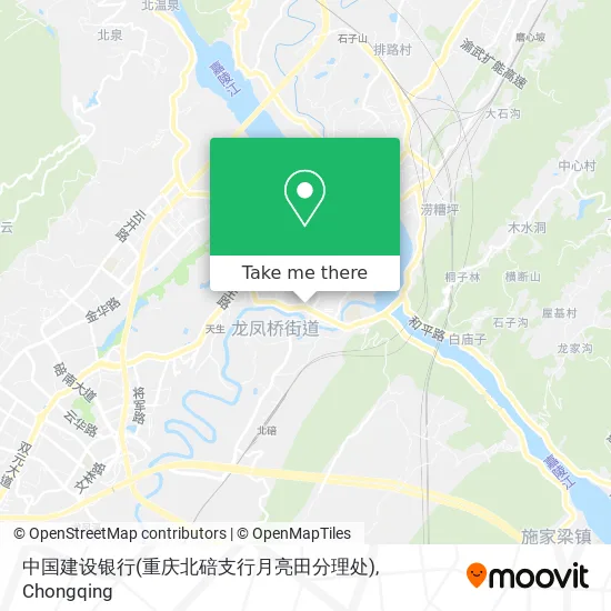 中国建设银行(重庆北碚支行月亮田分理处) map