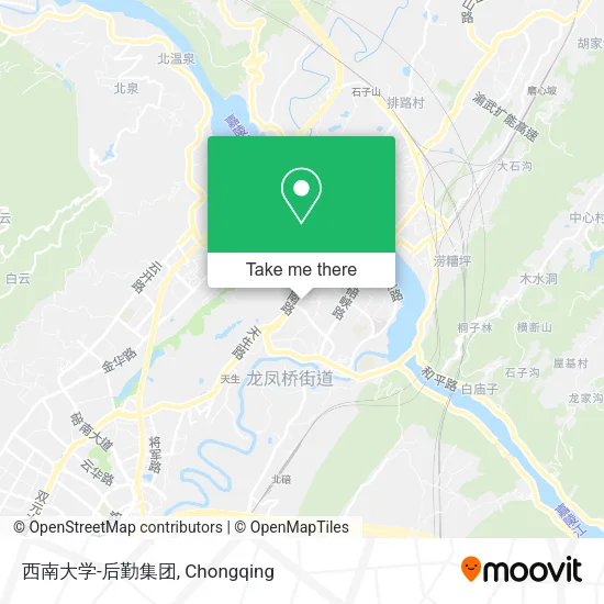 西南大学-后勤集团 map