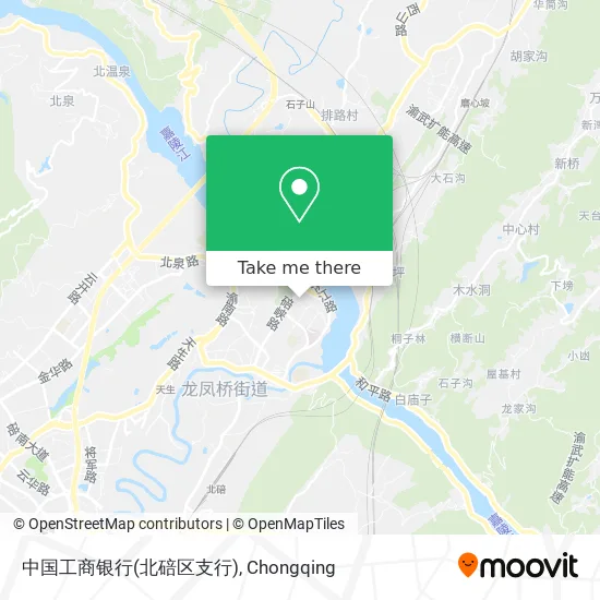 中国工商银行(北碚区支行) map