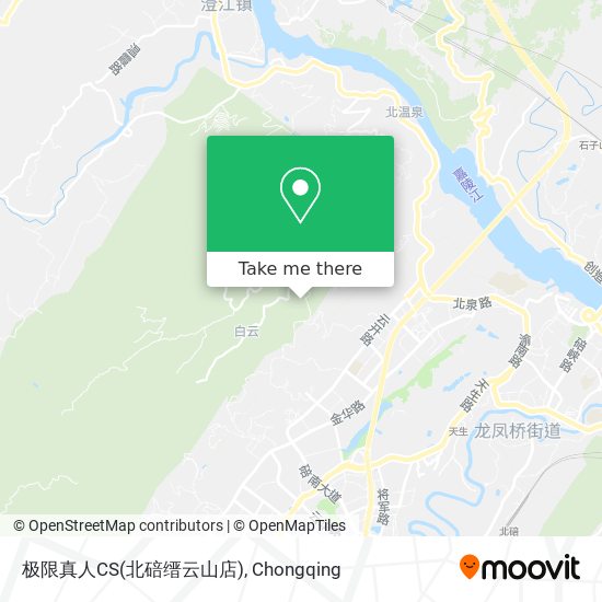 极限真人CS(北碚缙云山店) map