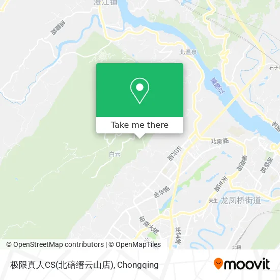 极限真人CS(北碚缙云山店) map