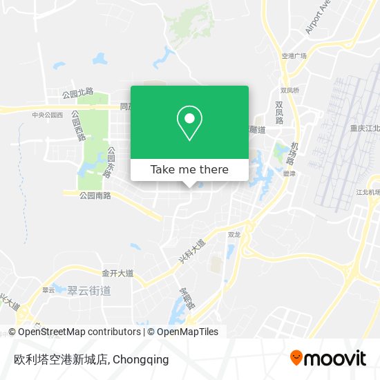 欧利塔空港新城店 map