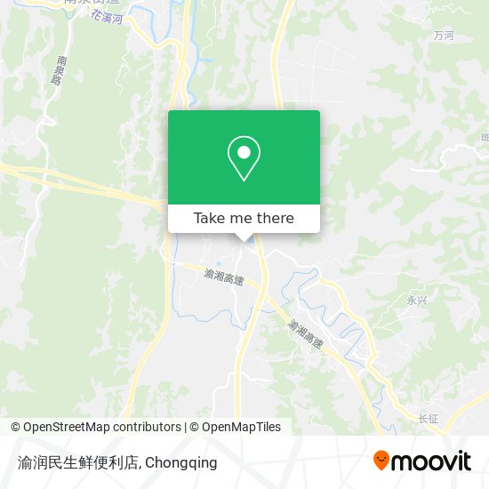 渝润民生鲜便利店 map