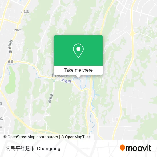 宏民平价超市 map