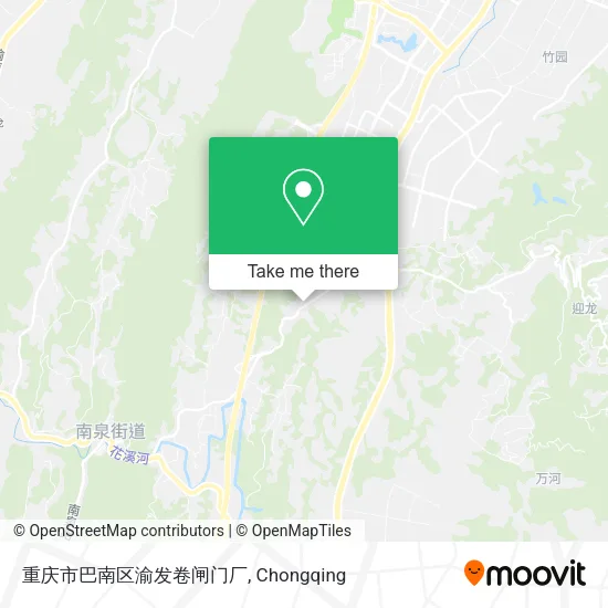 重庆市巴南区渝发卷闸门厂 map