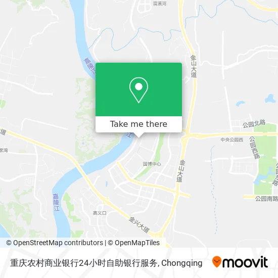 重庆农村商业银行24小时自助银行服务 map