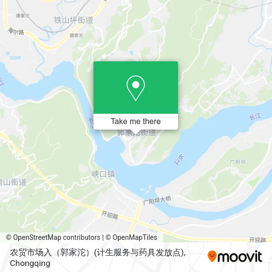 农贸市场入（郭家沱）(计生服务与药具发放点) map