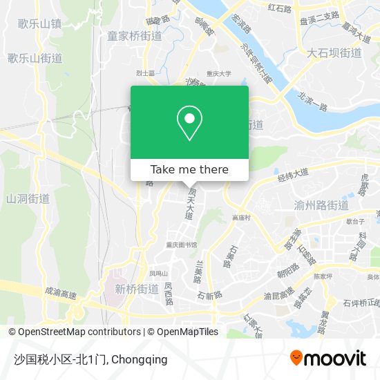 沙国税小区-北1门 map