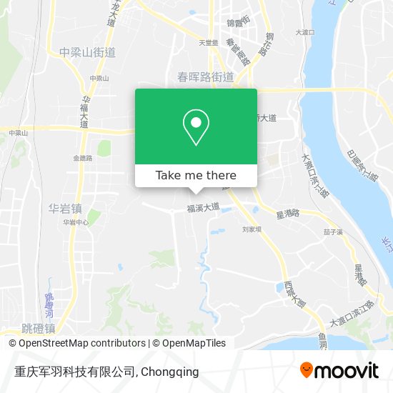 重庆军羽科技有限公司 map