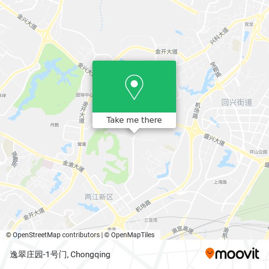 逸翠庄园-1号门 map
