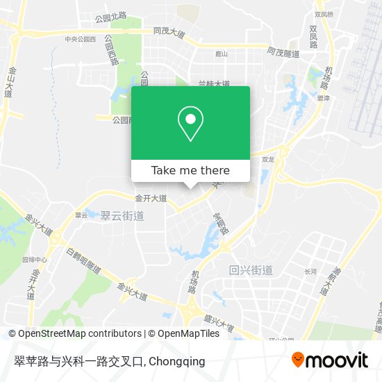 翠苹路与兴科一路交叉口 map